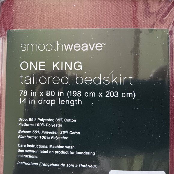 Bed Bath & Beyond Tailored Bed Skirt - Picture 4 of 6